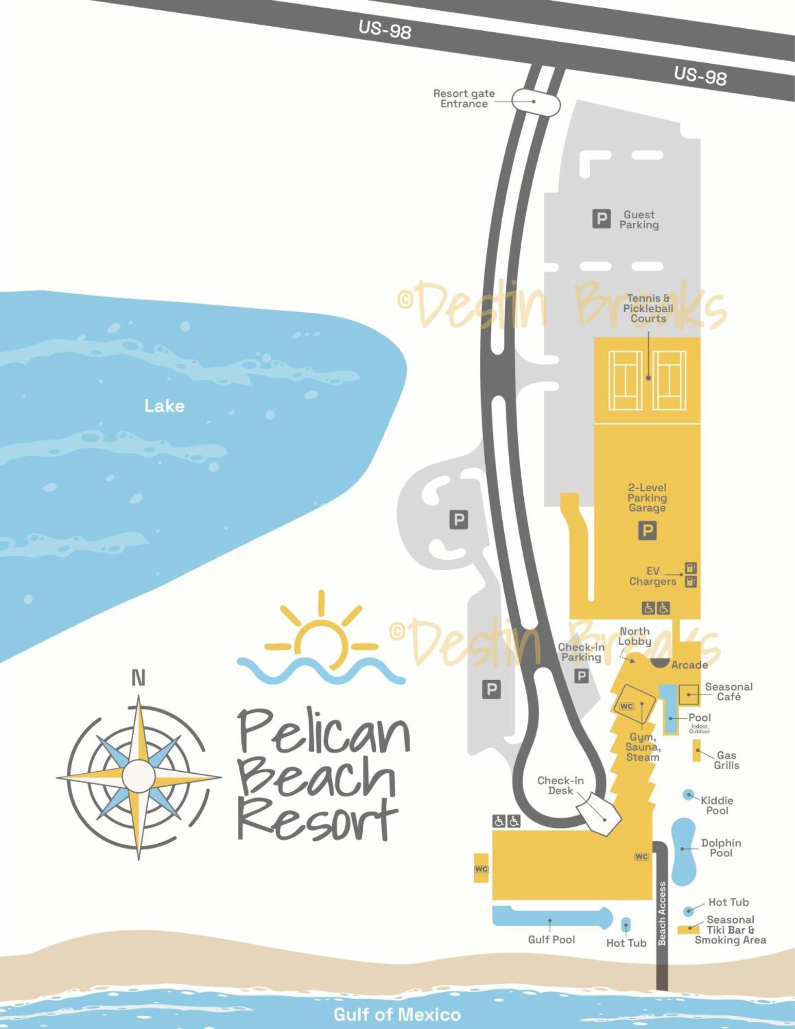 Pelican Beach Resort Condos Destin Exteriör bild